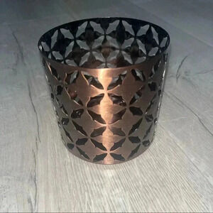 Yankee copper candle holder